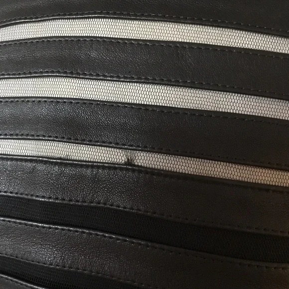 AS by DF Krista Leather Mesh Sleeveless Top - Picture 6 of 10